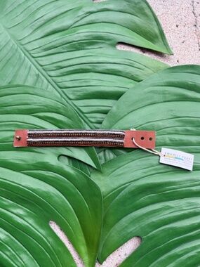 Swahili Coast Design Standard Neutral Beaded Cuff Bracelets